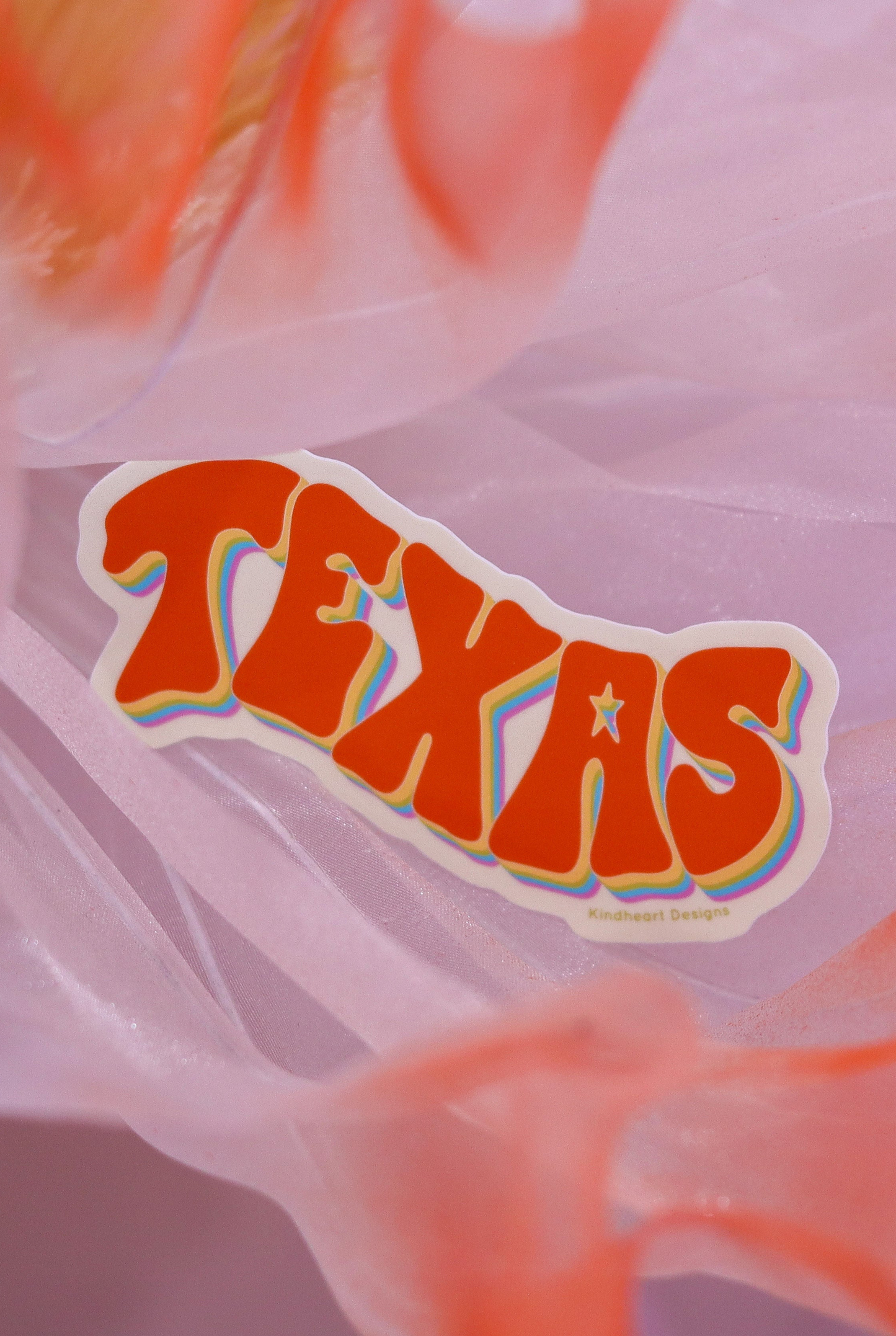 Groovy Texas Sticker