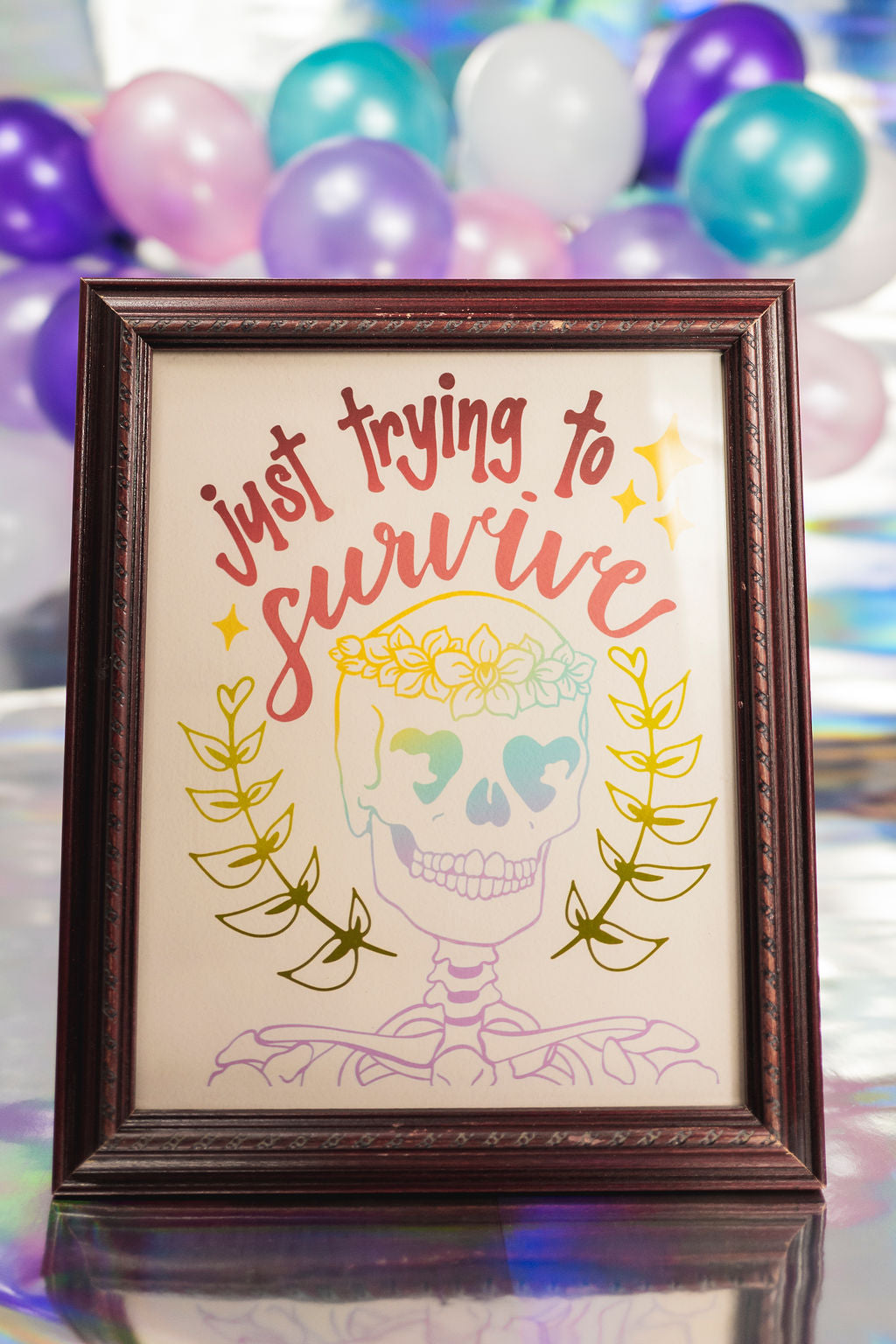 Just Trying to Survive Art Print