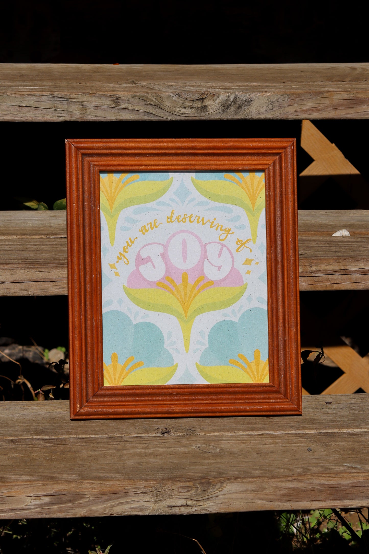 Deserving of Joy Art Print
