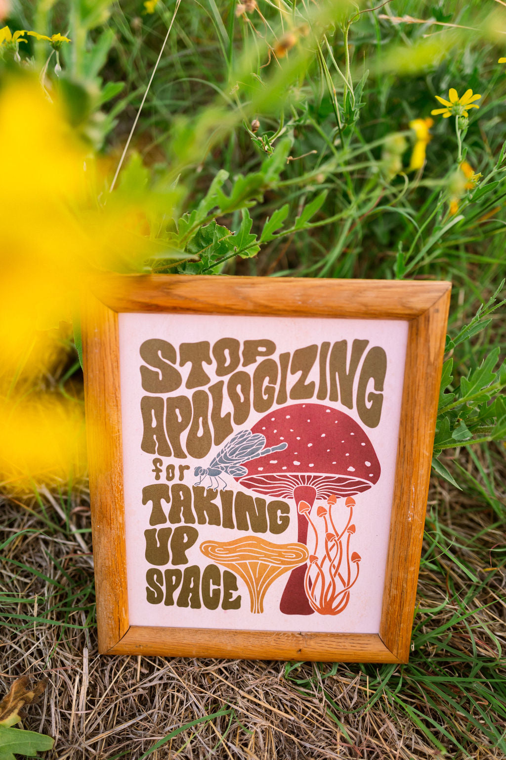 Stop Apologizing Art Print