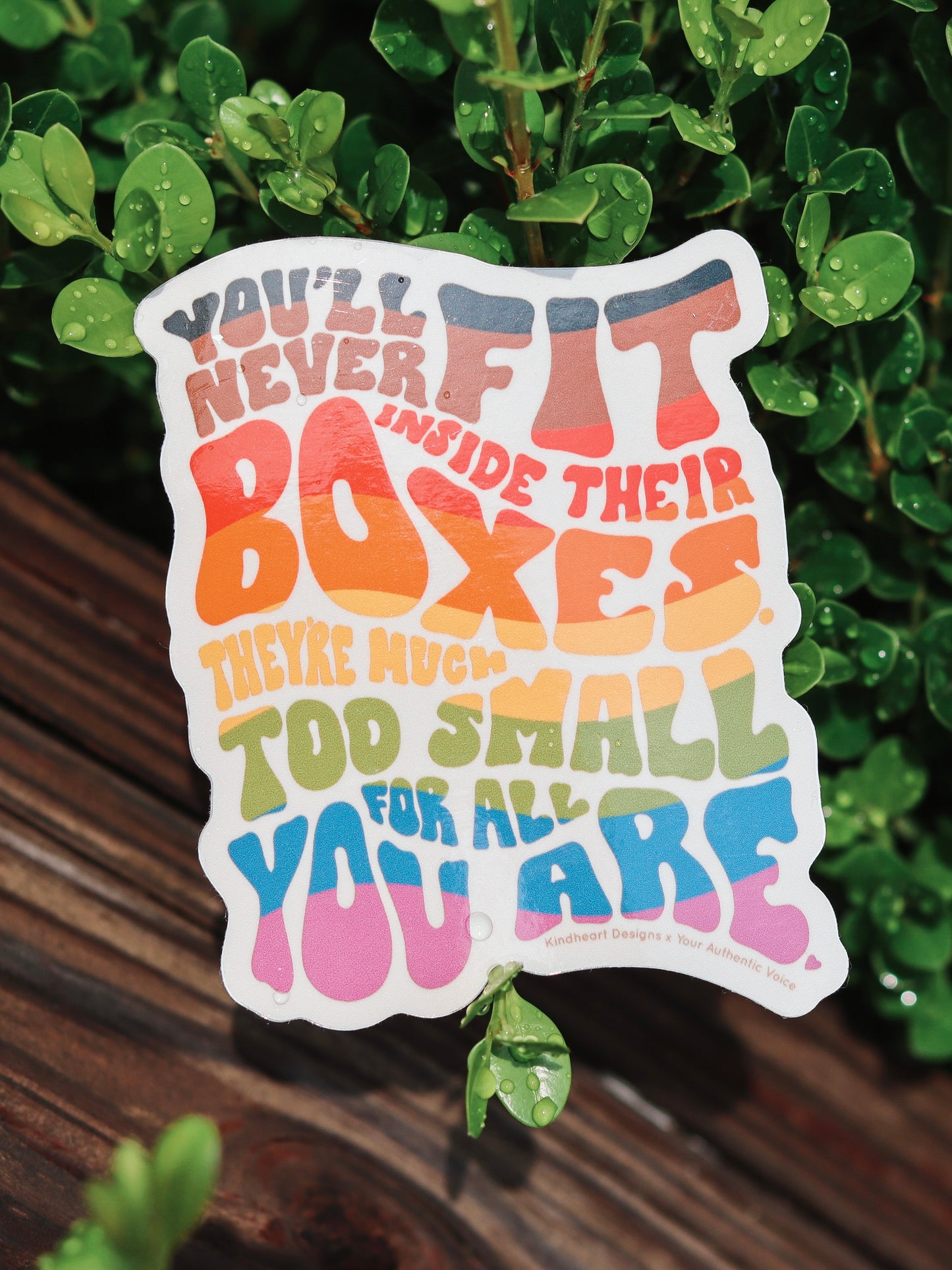 Inside Their Boxes Sticker