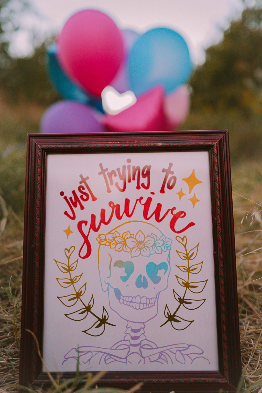 Just Trying to Survive Art Print