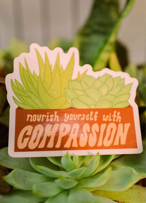 Self Compassion Sticker