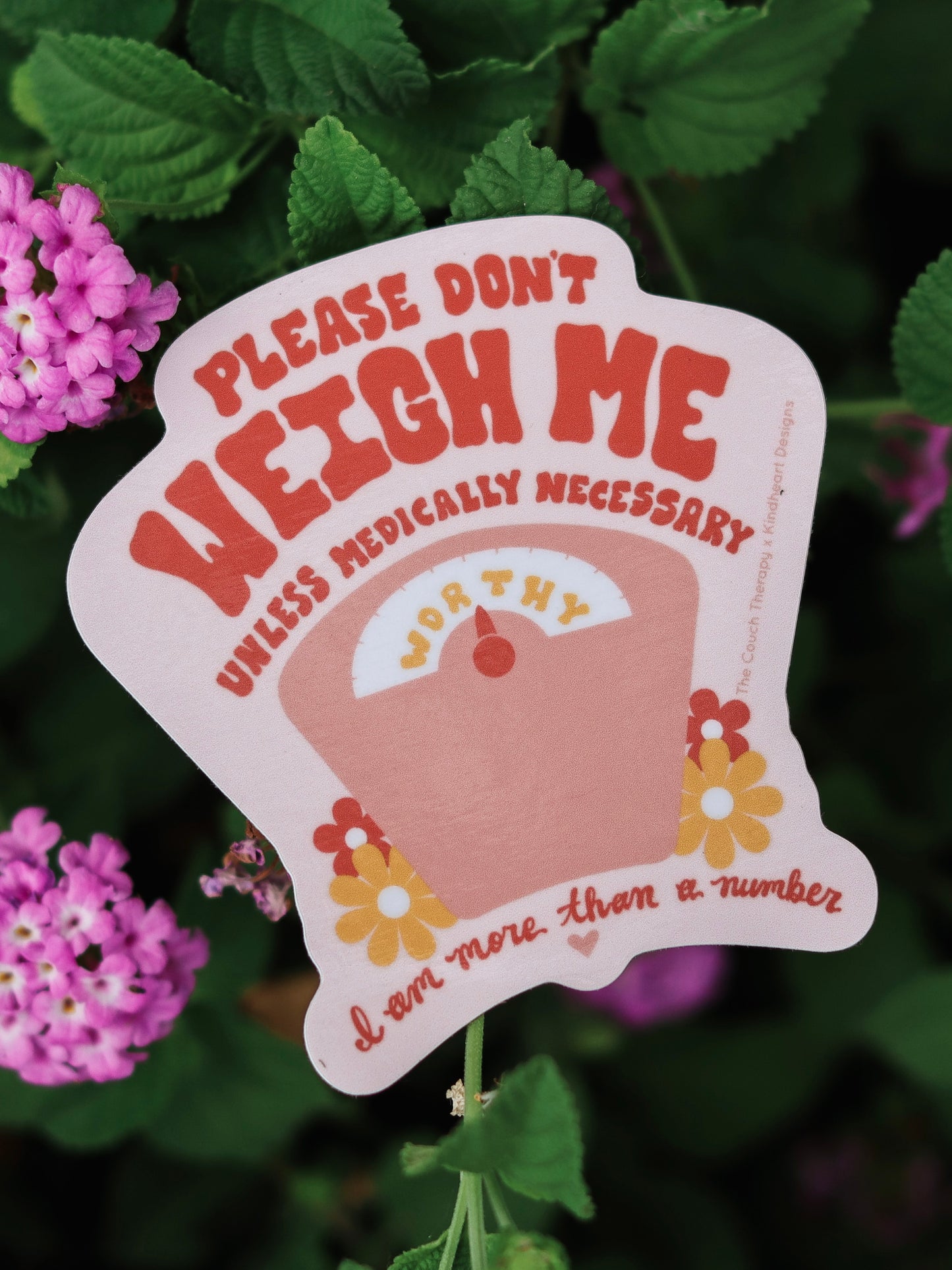 Don't Weigh Me Sticker