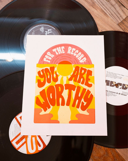 For The Record Art Print