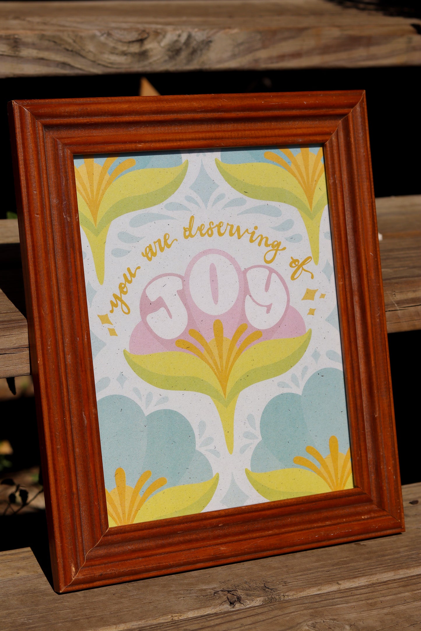 Deserving of Joy Art Print
