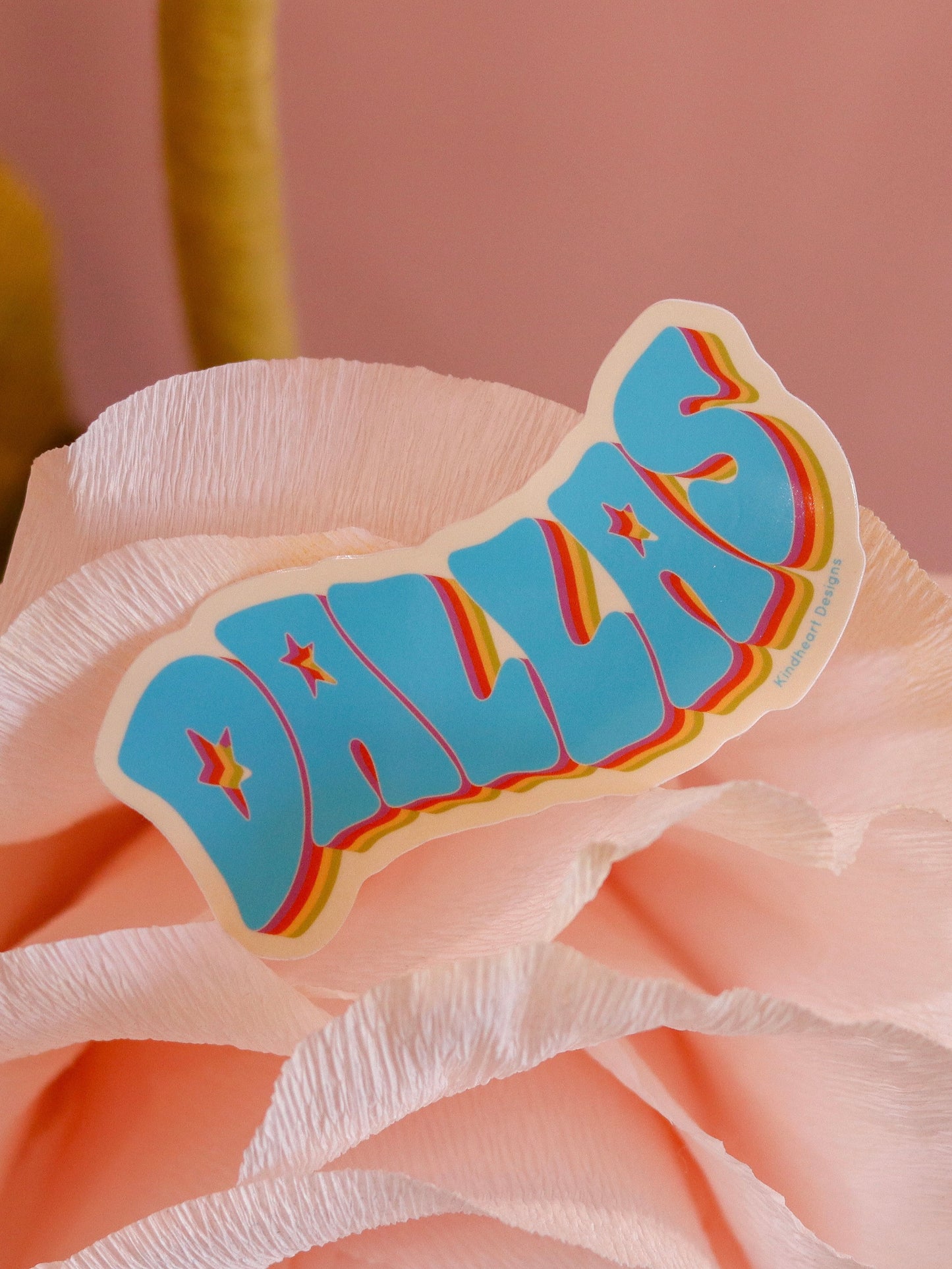 Groovy Dallas Sticker