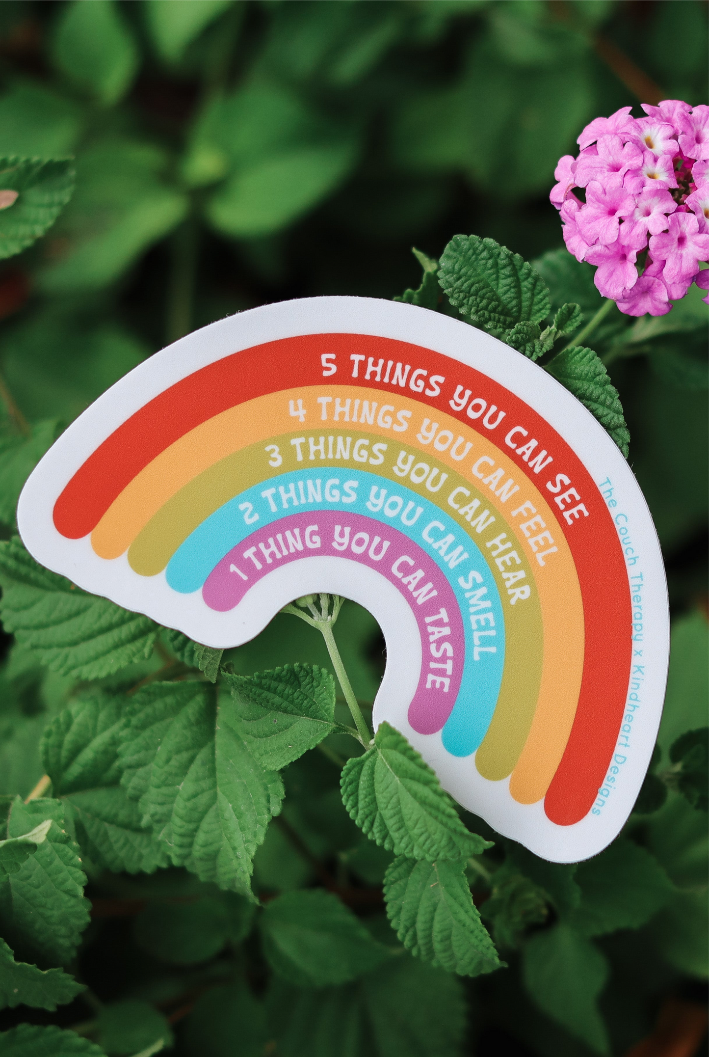 Sensory Grounding Rainbow Sticker