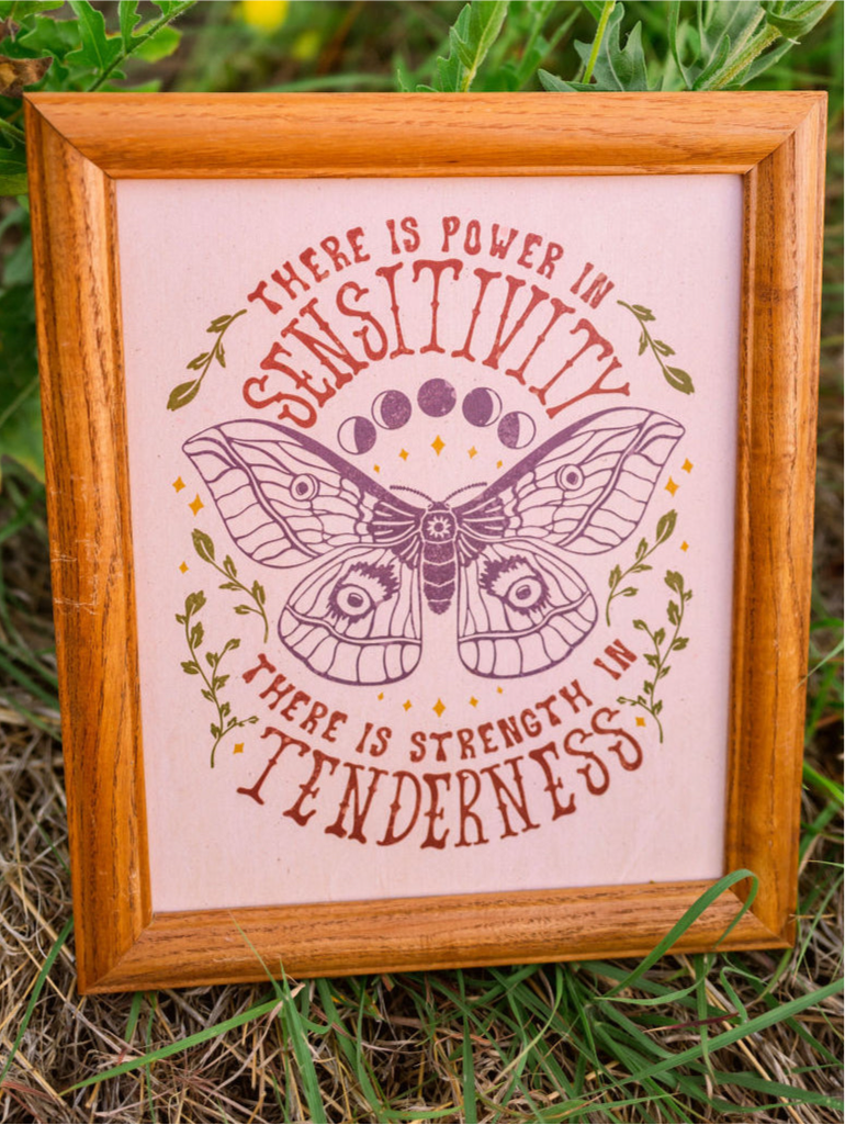 Power in Sensitivity Art Print