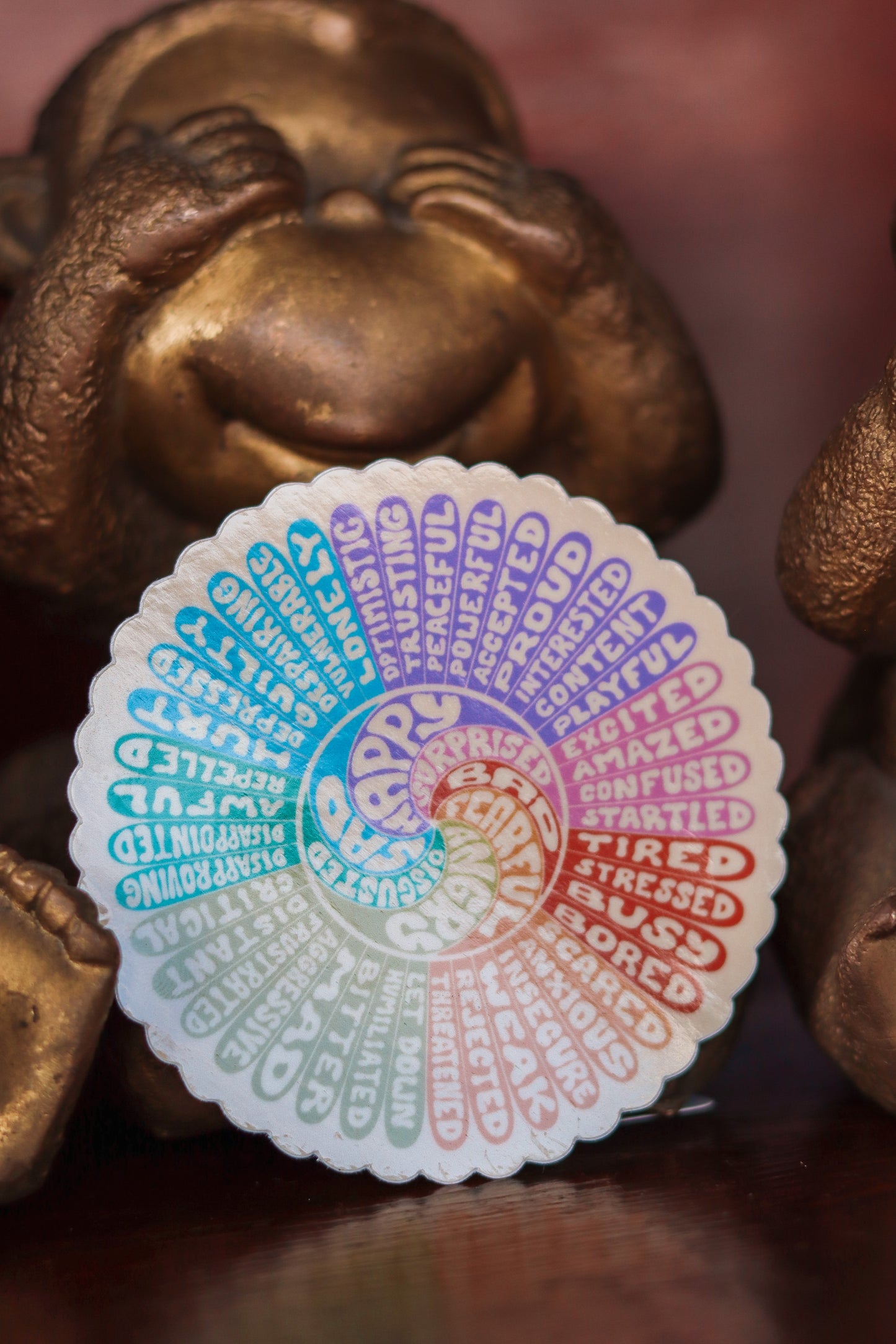 Groovy Feelings Wheel Sticker