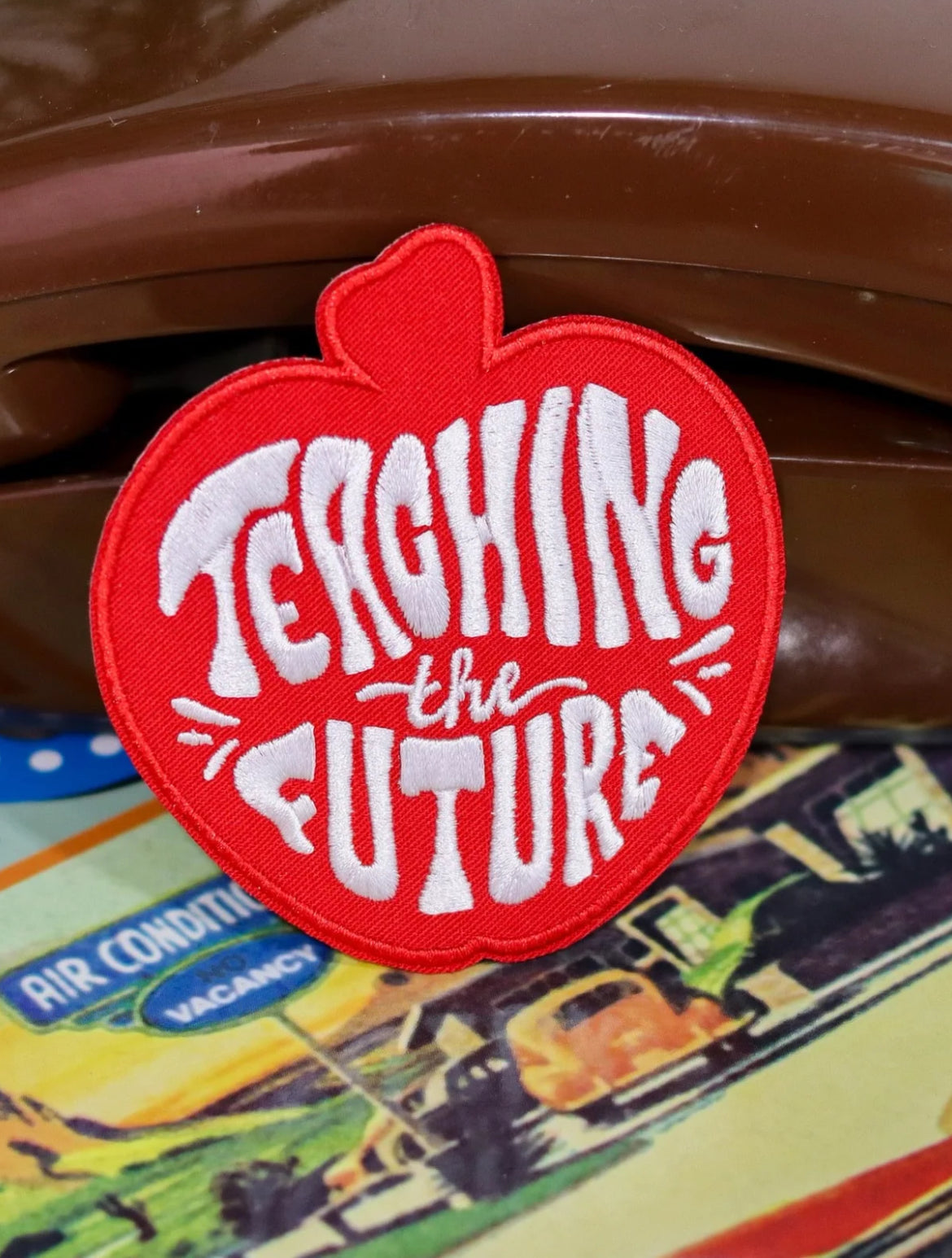 Teaching the Future Embroidered Patch